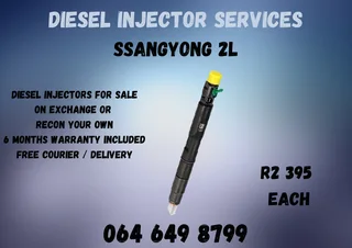 Ssangyong 2l Diesel Injectors For Sale On Exchange Copper Washers Included