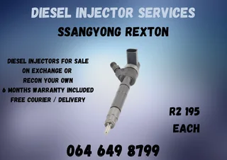 Ssangyong Rexton Diesel Injectors For Sale Or Recon Your Own Washers Included