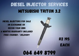 Mitsubishi Triton 3.2 Diesel Injectors With Washers For Sale On Exchange Or Recon Your Own