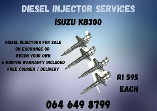 Isuzu Kb300 Diesel Injectors With Washers For Sale Or Recon Your Own Warranty Included