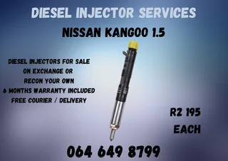 We Can Recon Your Nissan Kangoo 1.5 Diesel Injectors Washers And Warranty Included