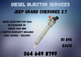 Jeep Grand Cherokee 2.7 Diesel Injectors For Sale