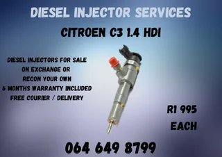 Citroen C3 1.4 Hdi Diesel Injectors For Sale Washers And Warranty Included