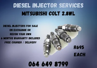 Mitsubishi Colt 2.8wl Diesel Injectors For Sale On Exchange