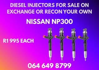 Nissan Np300 Diesel Injectors For Sale Washers And Warranty Included