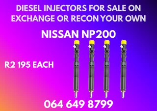 Nissan Np200 Diesel Injectors For Sale On Exchange
