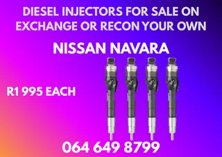 Nissan Navara Diesel Injectors For Sale On Exchange Washers Included