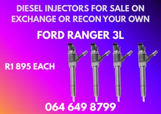 Ford Ranger 3l Diesel Injectors For Sale Or Recon Your Own
