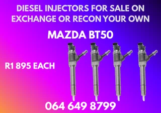 Mazda Bt50 Diesel Injectors For Sale Or Recon Your Own Washers Included
