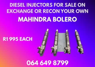 Mahindra Bolero Diesel Injectors With Washers For Sale