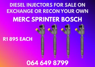 We Can Recon Your Merc Sprinter Bosch Diesel Injectors Washers And Warranty Included