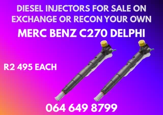 Merc Benz C270 Delphi Diesel Injectors For Sale