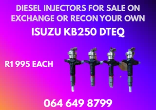 Isuzu Kb250 Dteq Diesel Injectors With Washers For Sale Or Recon Your Own