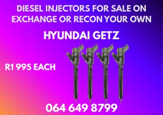 We Can Recon Your Hyundai Getz Diesel Injectors