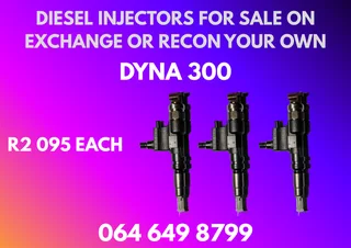 We Can Recon Your Dyna 300 Diesel Injectors Warranty Included