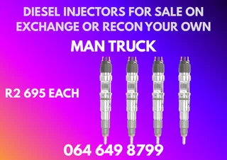 Man Truck Diesel Injectors For Sale On Exchange Or Recon Your Own