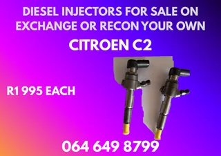 Citroen C2 Diesel Injectors For Sale