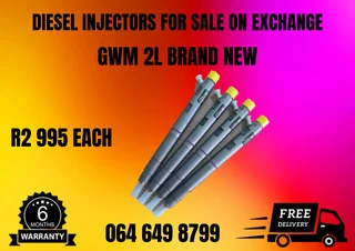 Brand New Gwm 2l Diesel Injectors For Sale Washers And 6 Months Warranty Included