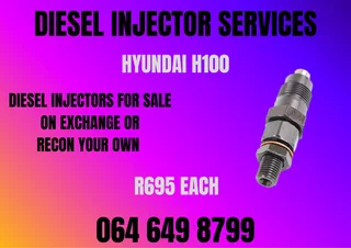 We Can Recon Your Hyundai H100 Diesel Injectors
