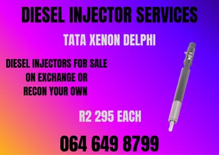 Tata Xenon Delphi Diesel Injectors For Sale On Exchange Or Recon Your Own Copper Washers Included