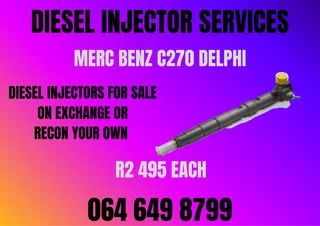 Merc Benz C270 Delphi Diesel Injectors For Sale