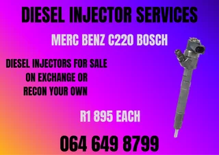 Merc Benz C220 Bosch Diesel Injectors For Sale Washers Included