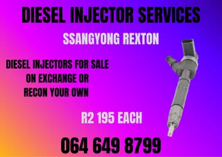 Ssangyong Rexton Diesel Injectors For Sale Or Recon Your Own Washers Included