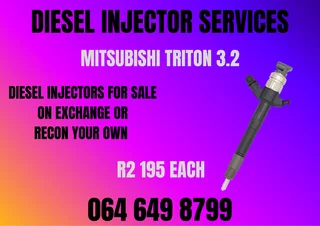 Mitsubishi Triton 3.2 Diesel Injectors With Washers For Sale On Exchange Or Recon Your Own