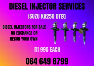 Isuzu Kb250 Dteq Diesel Injectors With Washers For Sale Or Recon Your Own