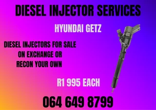 We Can Recon Your Hyundai Getz Diesel Injectors