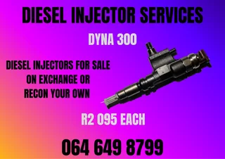 We Can Recon Your Dyna 300 Diesel Injectors Warranty Included