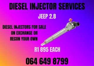 Jeep 2.8 Diesel Injectors For Sale On Exchange Or Recon Your Own Washers Included