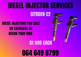 Citroen C2 Diesel Injectors For Sale