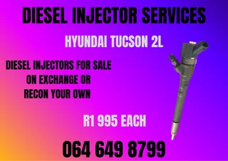 Hyundai Tucson 2l Diesel Injectors For Sale Washers And Warranty Included