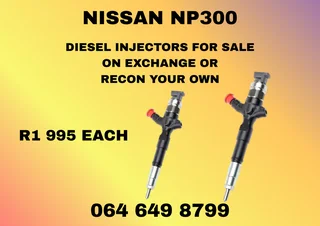 Nissan Np300 Diesel Injectors For Sale Washers And Warranty Included