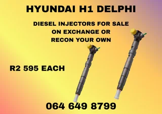 Hyundai H1 Delphi Diesel Injectors For Sale On Exchange Warranty Included