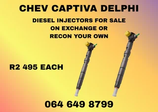 Chev Captiva Delphi Diesel Injectors With Washers For Sale On Exchange Or Recon Your Own