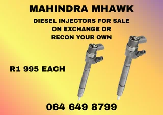 Mahindra Mhawk Diesel Injectors With Washers For Sale On Exchange
