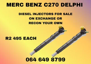 Merc Benz C270 Delphi Diesel Injectors For Sale On Exchange Or Recon Your Own Washers And Warranty