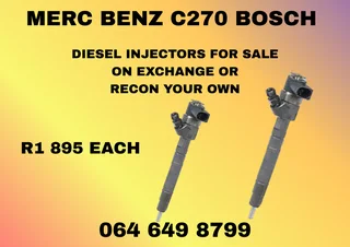 Merc Benz C270 Bosch Diesel Injectors For Sale Washers Included