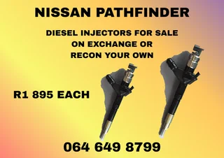 Nissan Pathfinder Diesel Injectors For Sale Washers And Warranty Included