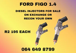 Ford Figo 1.4 Diesel Injectors For Sale On Exchange Warranty Included