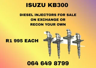 Isuzu Kb300 Diesel Injectors For Sale On Exchange Washers And Warranty Included