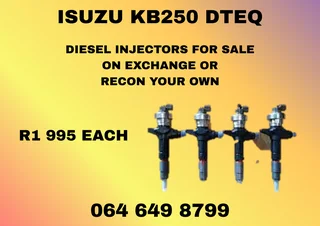 Isuzu Kb250 Dteq Diesel Injectors For Sale Or Recon Your Own