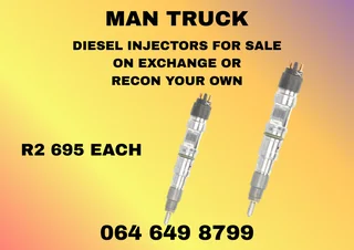 Man Truck Diesel Injectors With Washers For Sale On Exchange Or Recon Your Own