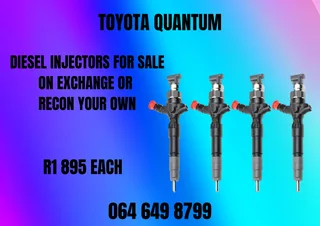 Toyota Quantum Diesel Injectors For Sale Copper Washers Included