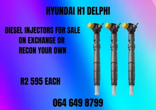 Hyundai H1 Delphi Diesel Injectors For Sale On Exchange Washers Included