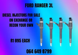 Ford Ranger 3l Diesel Injectors For Sale On Exchange Washers And Warranty Included