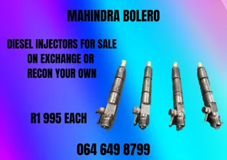 Mahindra Bolero Diesel Injectors With Washers For Sale On Exchange Or Recon Your Own Warranty Incl