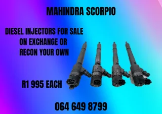 Mahindra Scorpio Diesel Injectors With Washers For Sale